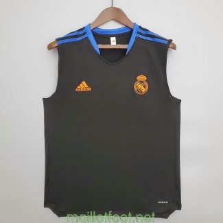 Maillot Real Madrid Vest Training Black III 2021/2022