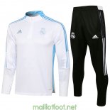 Real Madrid Sweat Entrainement White II + Pantalon Black II 2021/2022