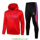 PSG x Jordan Sweat Capuche Red + Pantalon Black 2021/2022