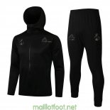 Real Madrid Veste Capuche Black + Pantalon Black 2021/2022