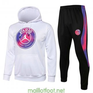 PSG x Jordan Sweat Capuche White I+ Pantalon Black 2021/2022