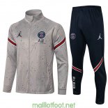 PSG x Jordan Veste Grey Spots + Pantalon Navy 2021/2022