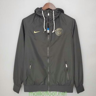 PSG Vestes Coupe Vent Black Golden 2021/2022