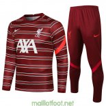 Liverpool Sweat Entrainement Red II + Pantalon Red II 2021/2022