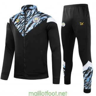 Manchester City Veste Black Blue + Pantalon Black 2021/2022