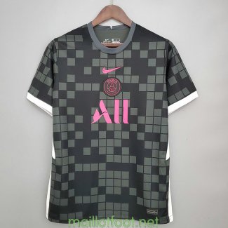 Maillot PSG Black Grey Pink 2021/2022