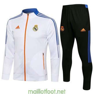 Real Madrid Veste White II + Pantalon Black II 2021/2022