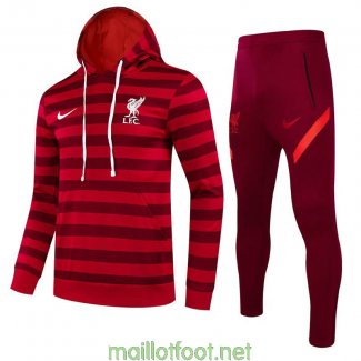 Liverpool Sweat Capuche Red II + Pantalon Red 2021/2022