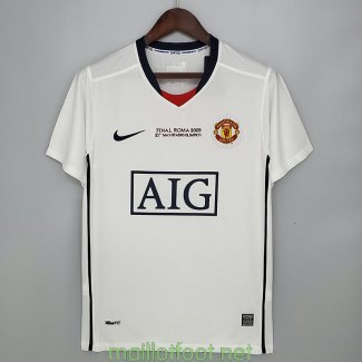 Maillot Manchester United Retro Exterieur Champions League 2008/2009